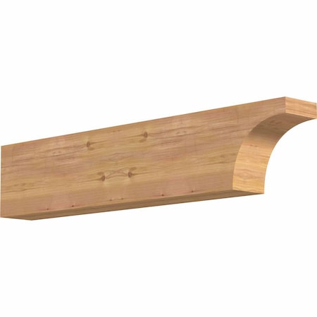 Ekena Millwork Huntington Smooth Rafter Tail, Western Red Cedar, 5 1/2"W x 10"H x 48"L RFT06X10X48HUN00SWR